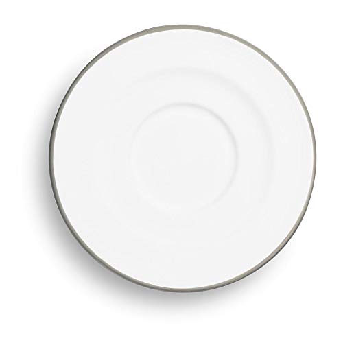gmundner-keramik-unterteller-cappuccino-gourmet-grauer-rand-14-cm-durchmesser-ha image 4