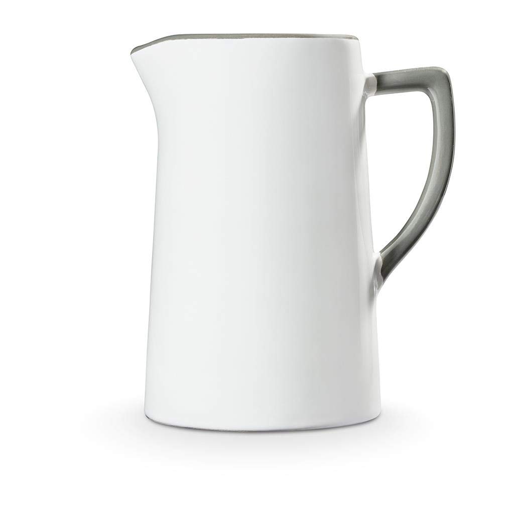 gmundner-keramik-wasserkrug-0-7-liter-grauer-rand image 2
