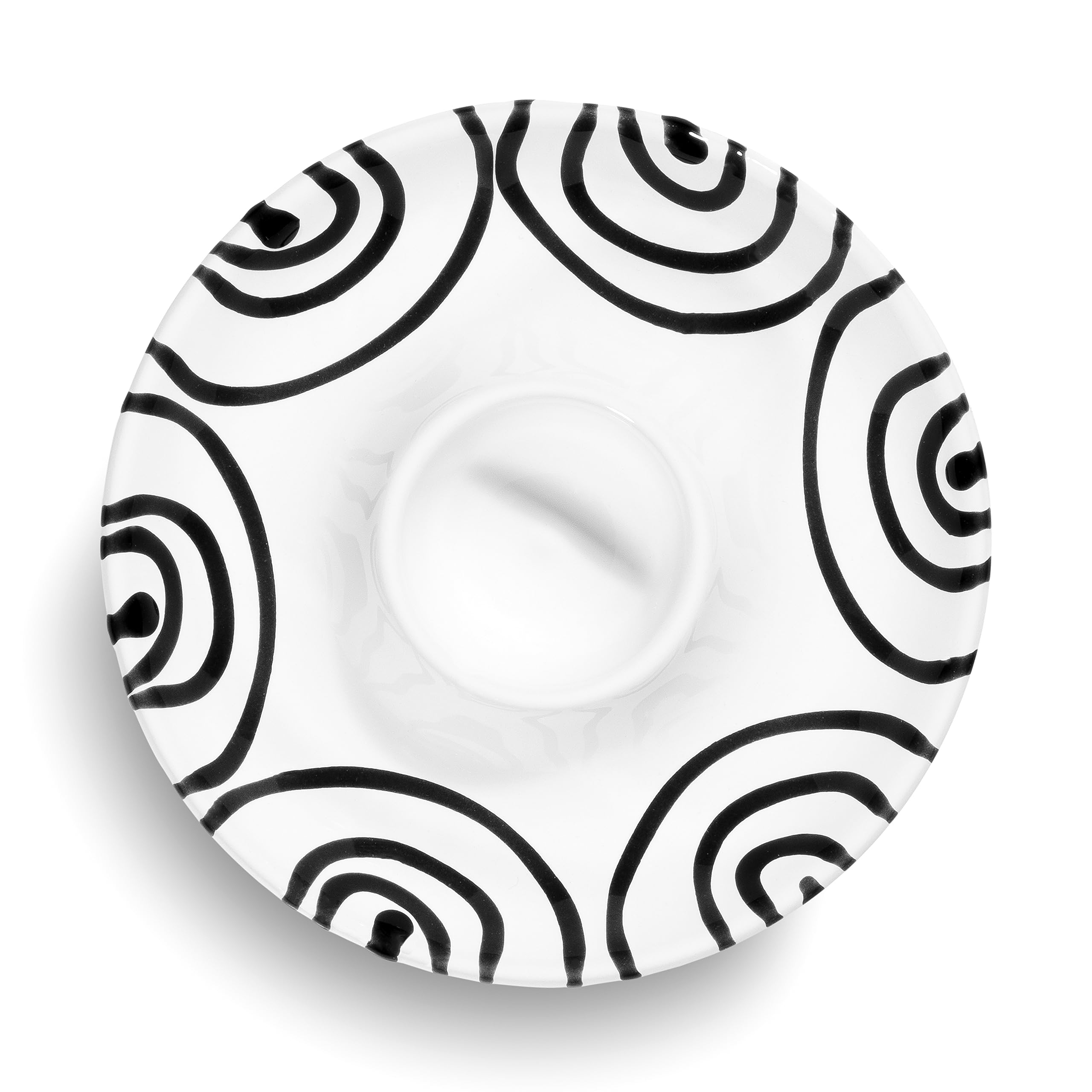 gmundner-keramik-schwarzgeflammt-eierbecher-glatt-12-cm-handgemacht image 2
