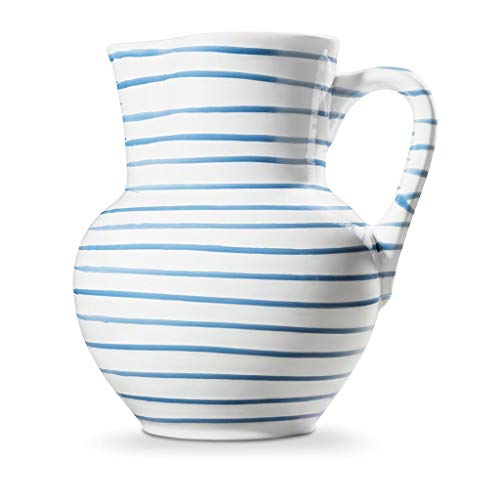 gmundner-keramik-krug-wiener-form-blaugeflammt-1-5-liter image 5