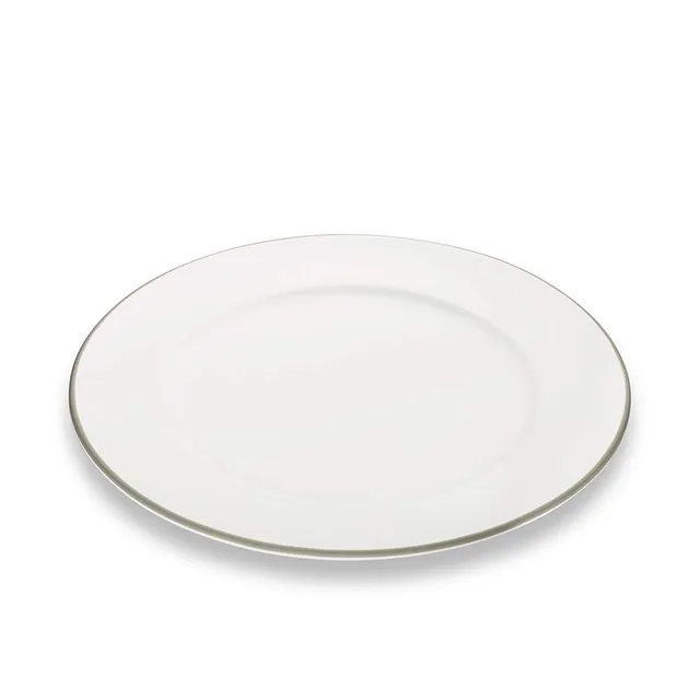 gmundner-keramik-speiseteller-gourmet-29-cm-durchmesser-grauer-rand-handgemacht- image 1