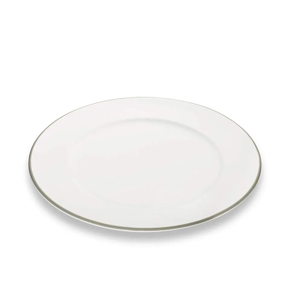gmundner-keramik-speiseteller-gourmet-29-cm-durchmesser-grauer-rand-handgemacht- image 1
