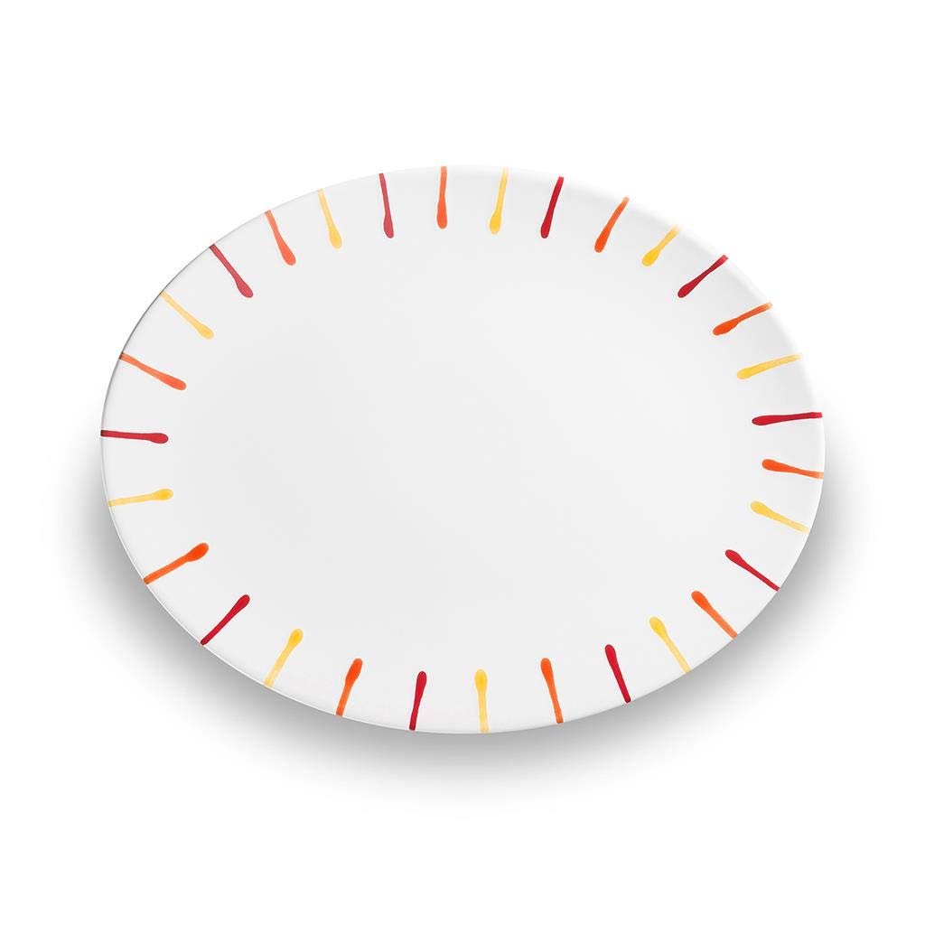 gmundner-keramik-platte-oval-33-x-26-x-2-5-cm-dekor-landlust-handgemacht-in-ster image 2
