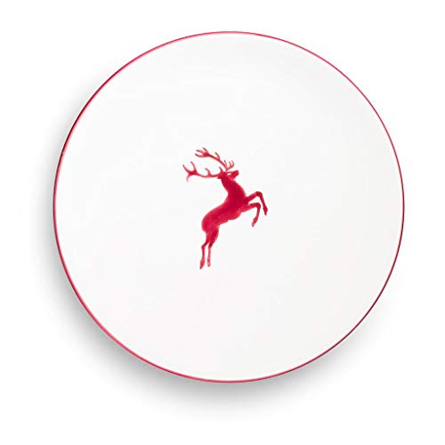 gmundner-keramik-bordeauxroter-hirsch-speiseteller-28-cm image 7