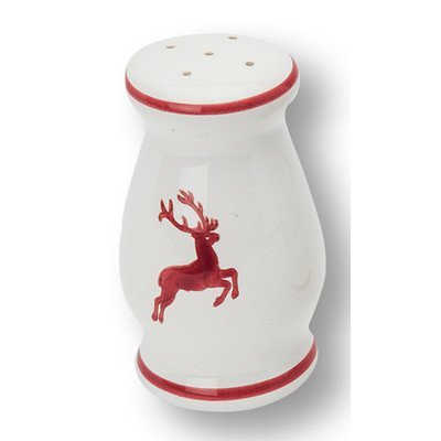 gmundner-keramik-salzstreuer-bauchig-5-3-cm-bordeauxroter-hirsch image 1