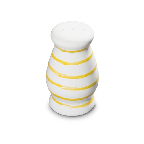 gmundner-keramik-pfefferstreuer-bauchig-5-3-cm-gelbgeflammt image 2