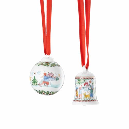 hutschenreuther-sammeledition-2025-weihnachtsspiele-set-miniglocke-und-minikugel image 2