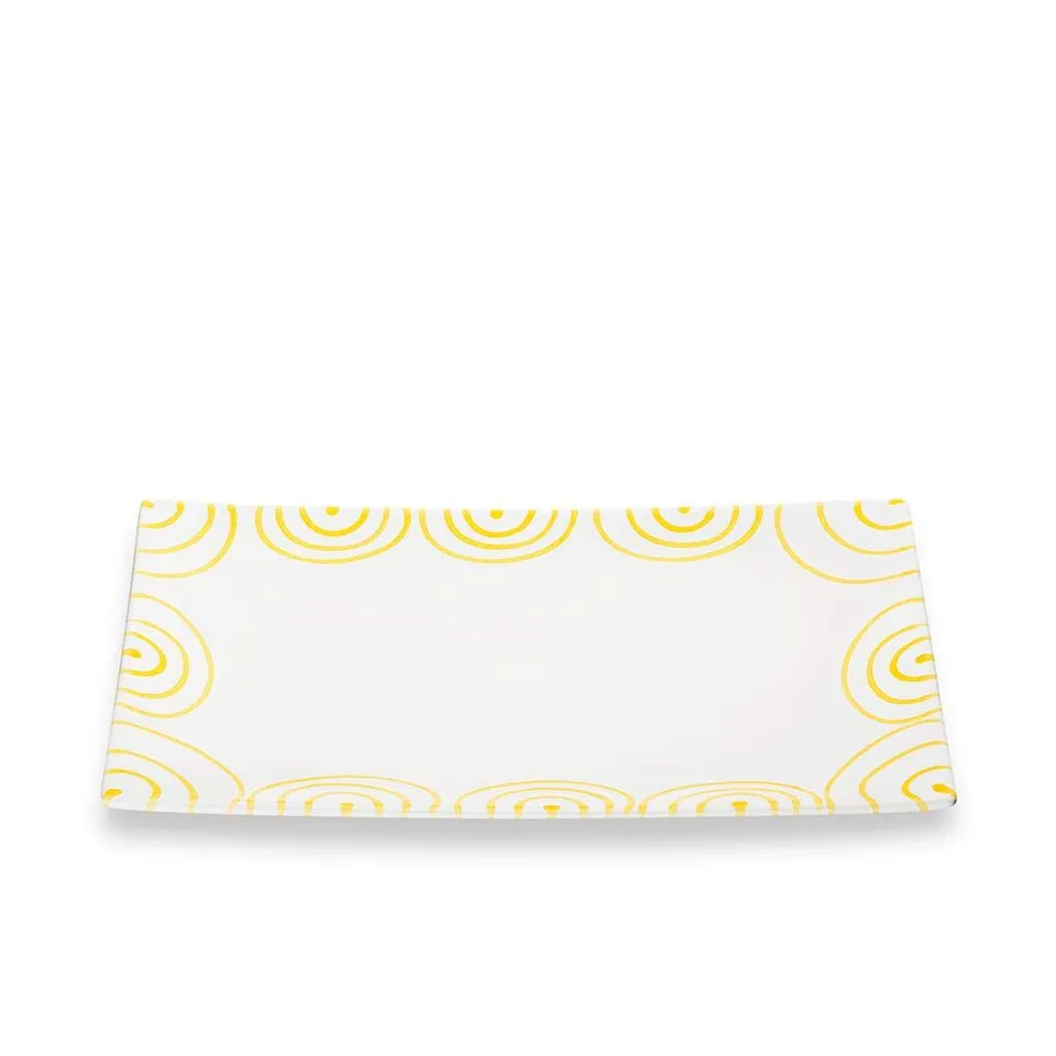 gmundner-keramik-platte-rechteckig-gelbgeflammt-30-x-20-cm-handgemacht-in-sterre image 1