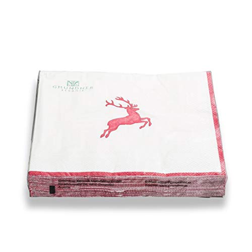 gmundner-keramik-lunchservietten-33x33-cm-bordeauxroter-hirsch-20-st3cck image 2