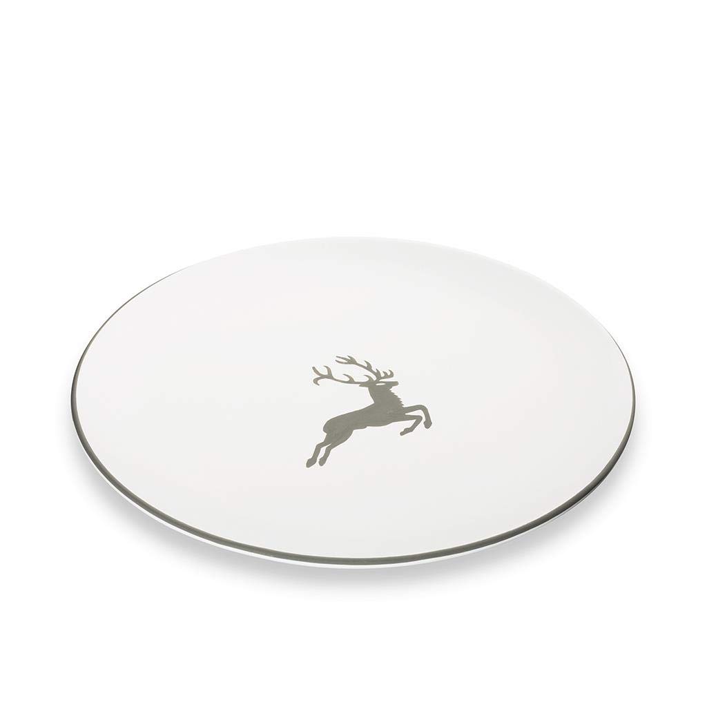 gmundner-keramik-bordeauxroter-hirsch-speiseteller-28-cm image 4