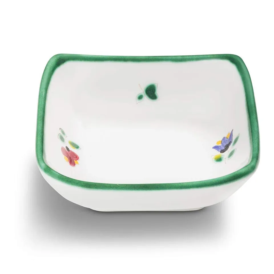 gmundner-keramik-sch-lchen-quadratisch-9-x-9-cm-streublumen image 1