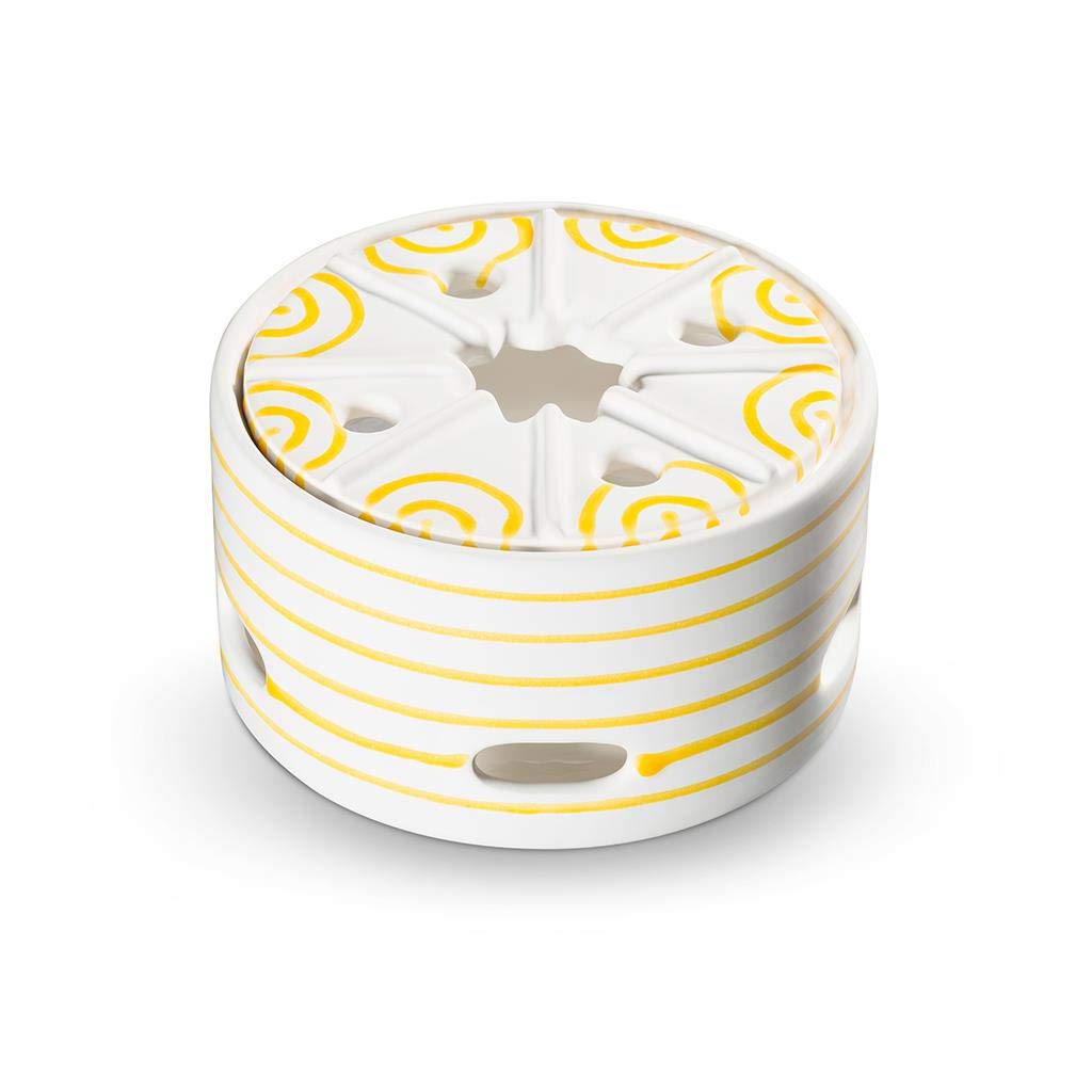 gmundner-keramik-st-vchen-14-cm-gelbgeflammt image 1