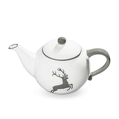 gmundner-keramik-teekanne-glatt-1-5-liter-grauer-hirsch image 4