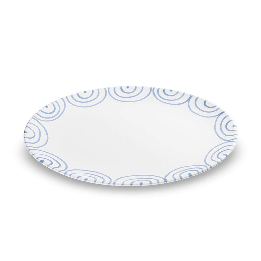 gmundner-keramik-platte-oval-blaugeflammt-33-x-26-cm-handgemacht-in-sterreich image 1