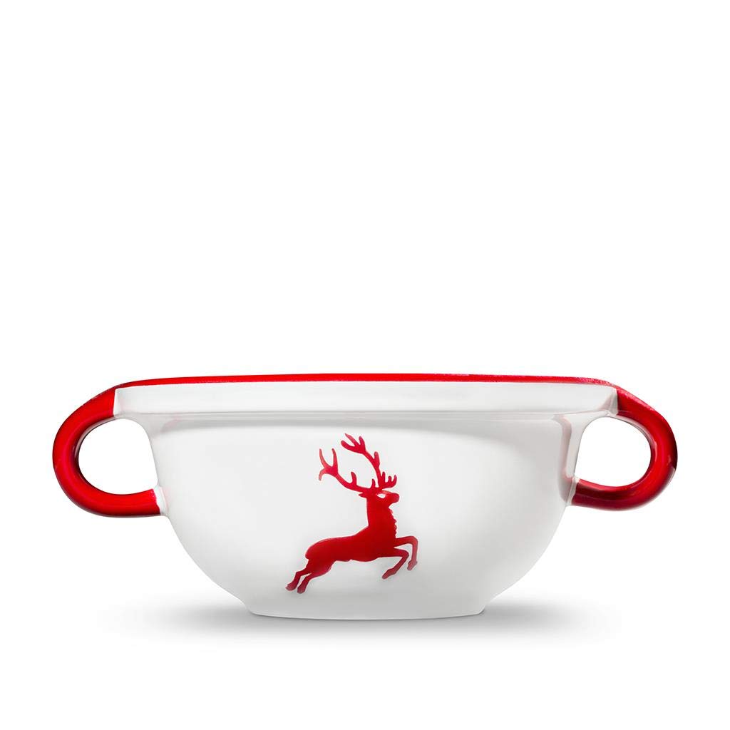 gmundner-keramik-hirsch-weitling-rubinroter-hirsch-0-6-liter image 2