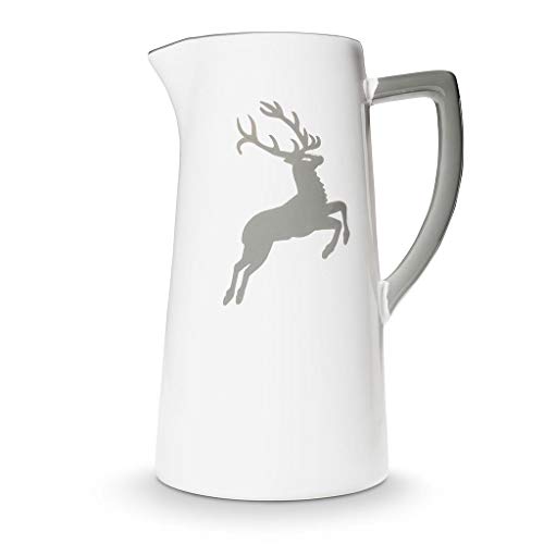 gmundner-keramik-grauer-hirsch-wasserkrug-1-2-liter-handgemacht-in-sterreich image 5