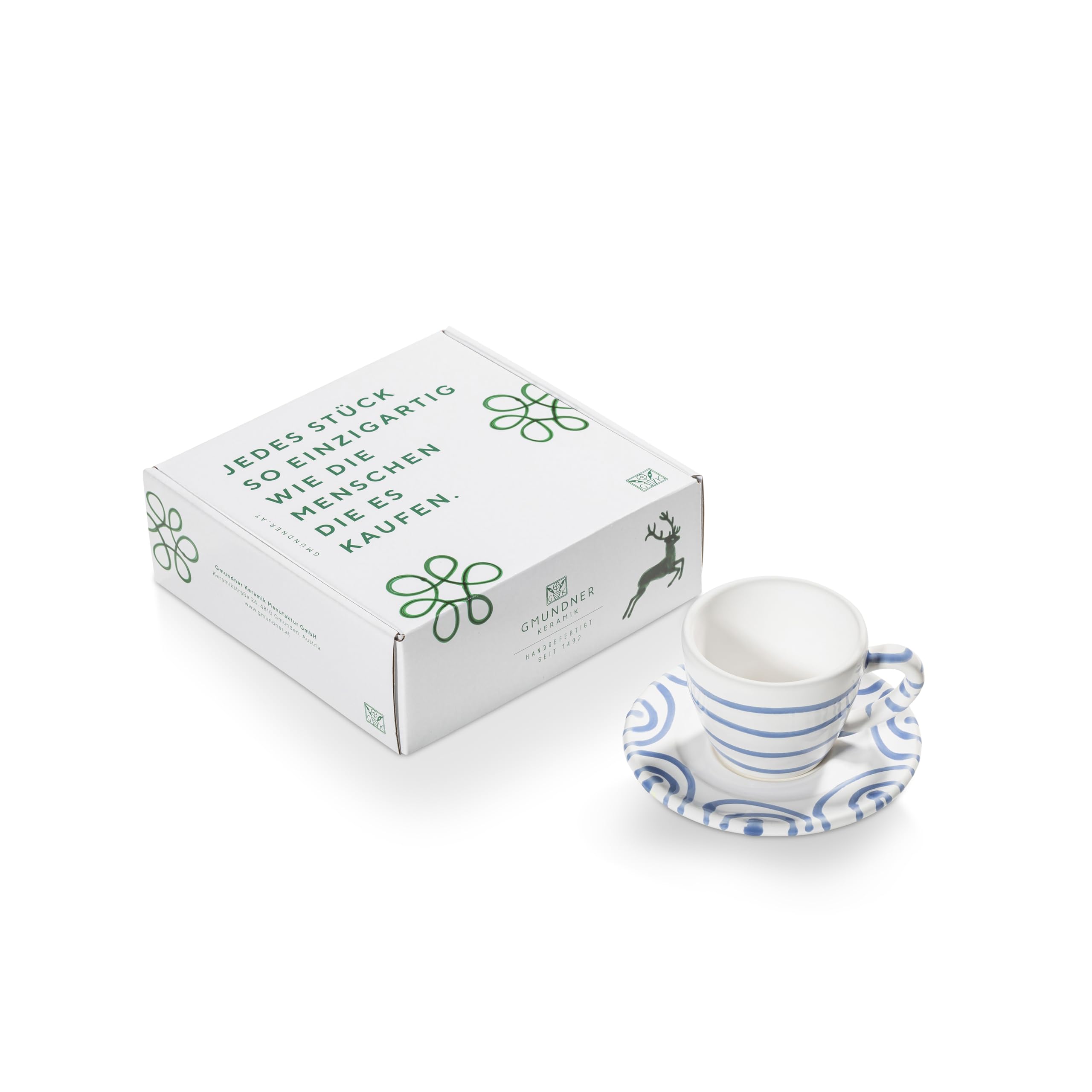 gmundner-keramik-espresso-for-you-gourmet-set-blaugeflammt image 1
