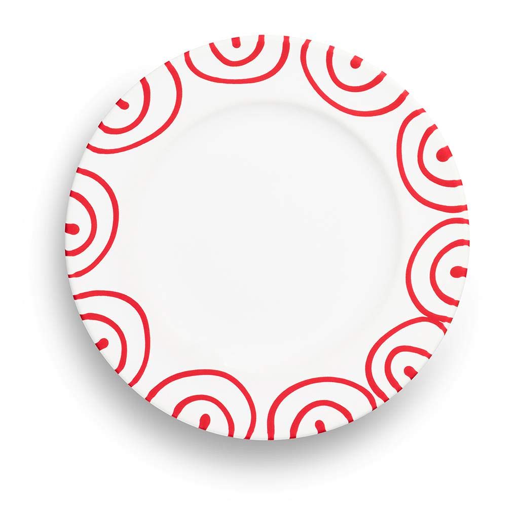 gmundner-keramik-rotgeflammt-dessertteller-gourmet-18-cm image 2
