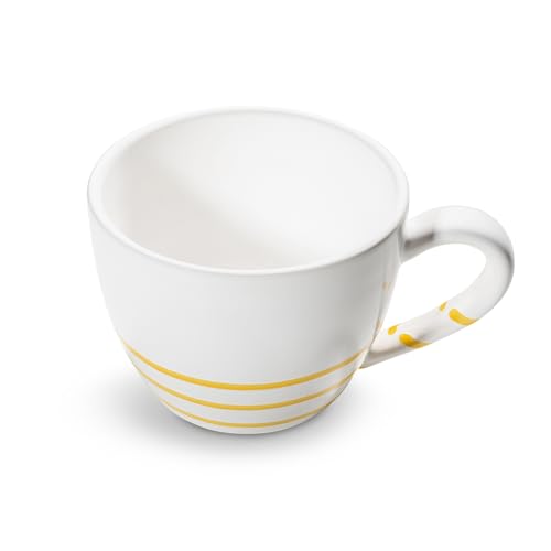 gmundner-keramik-pur-geflammt-gelb-teetasse-maxima-382-ml-handgefertigt image 2