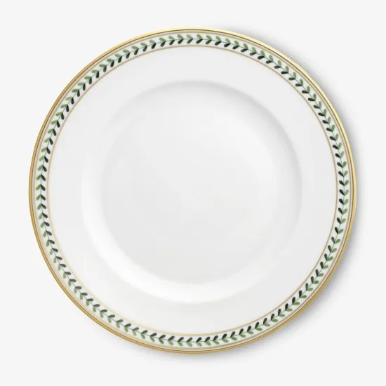 augarten-speiseteller-schubert-25-cm-porzellan-mit-myrtenbl-tter-dekor image 1