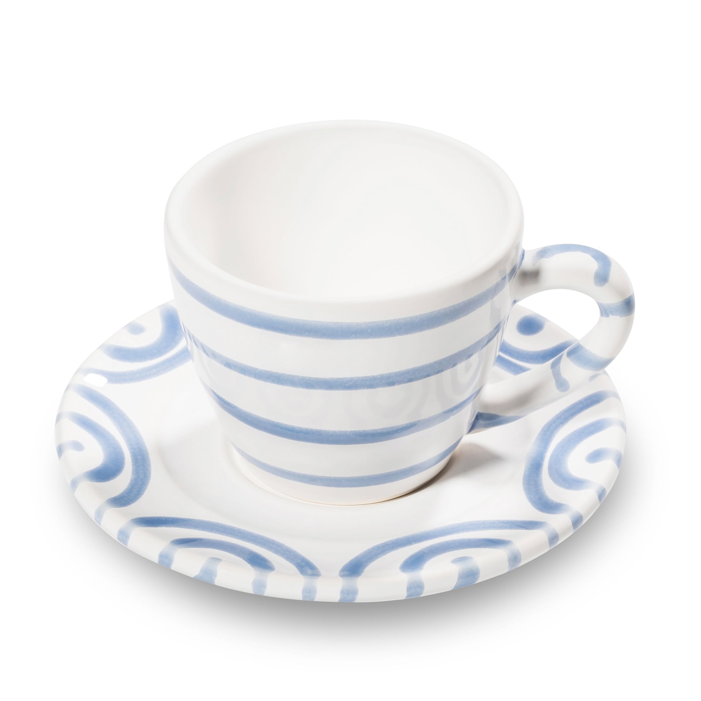 gmundner-keramik-espresso-for-you-gourmet-set-blaugeflammt image 2
