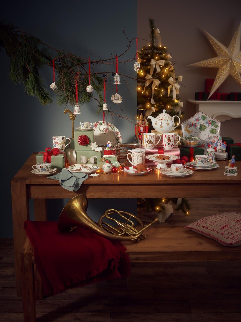 hutschenreuther-sammelkollektion-2025-weihnachtsspiele-sternschale-33-6-cm-rot-b image 3