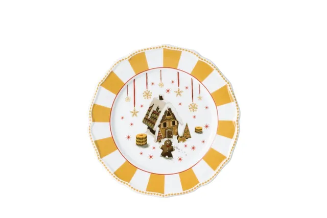 hutschenreuther-christmas-love-teller-flach-22-cm-beige image 1