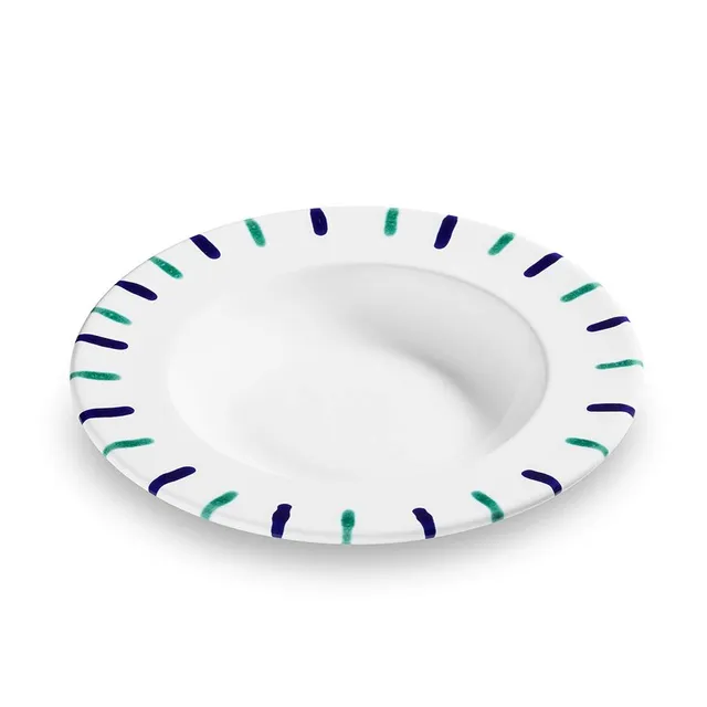 gmundner-keramik-suppenteller-gourmet-24-cm-traunsee-2-geschirr-handgemacht-in-d image 1