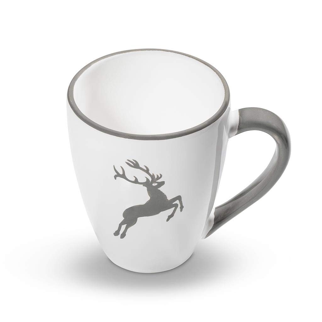 gmundner-keramik-grauer-hirsch-fr-hst-cksbecher-max-0-3-liter image 2