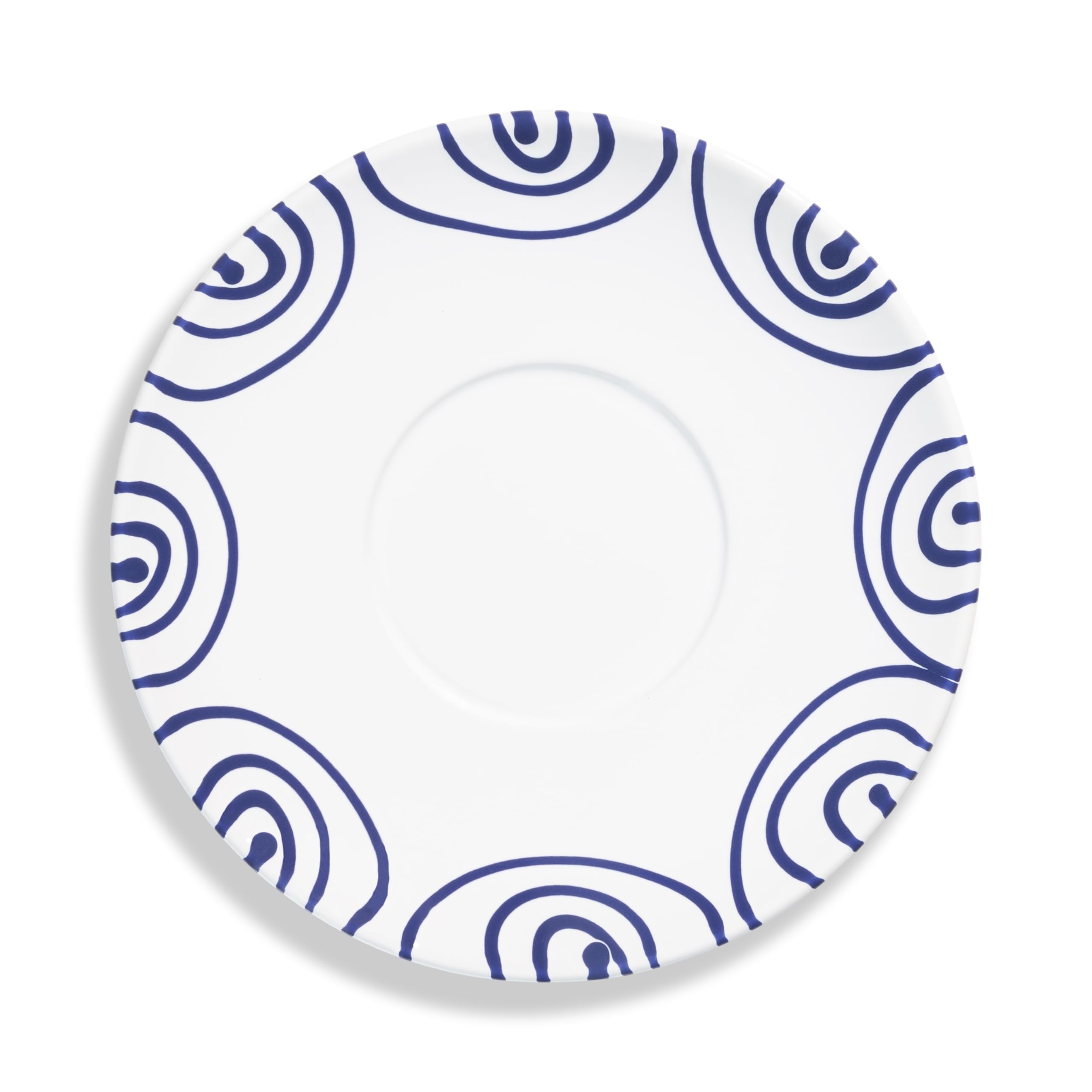 gmundner-keramik-dunkelblaugeflammt-unterteller-teetasse-maxima-18-cm image 2