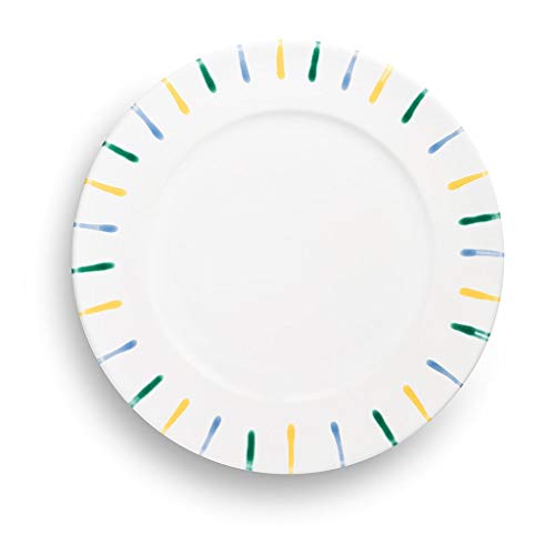 gmundner-keramik-speiseteller-gourmet-29-cm-buntgeflammt-handgemacht-in-sterreic image 6