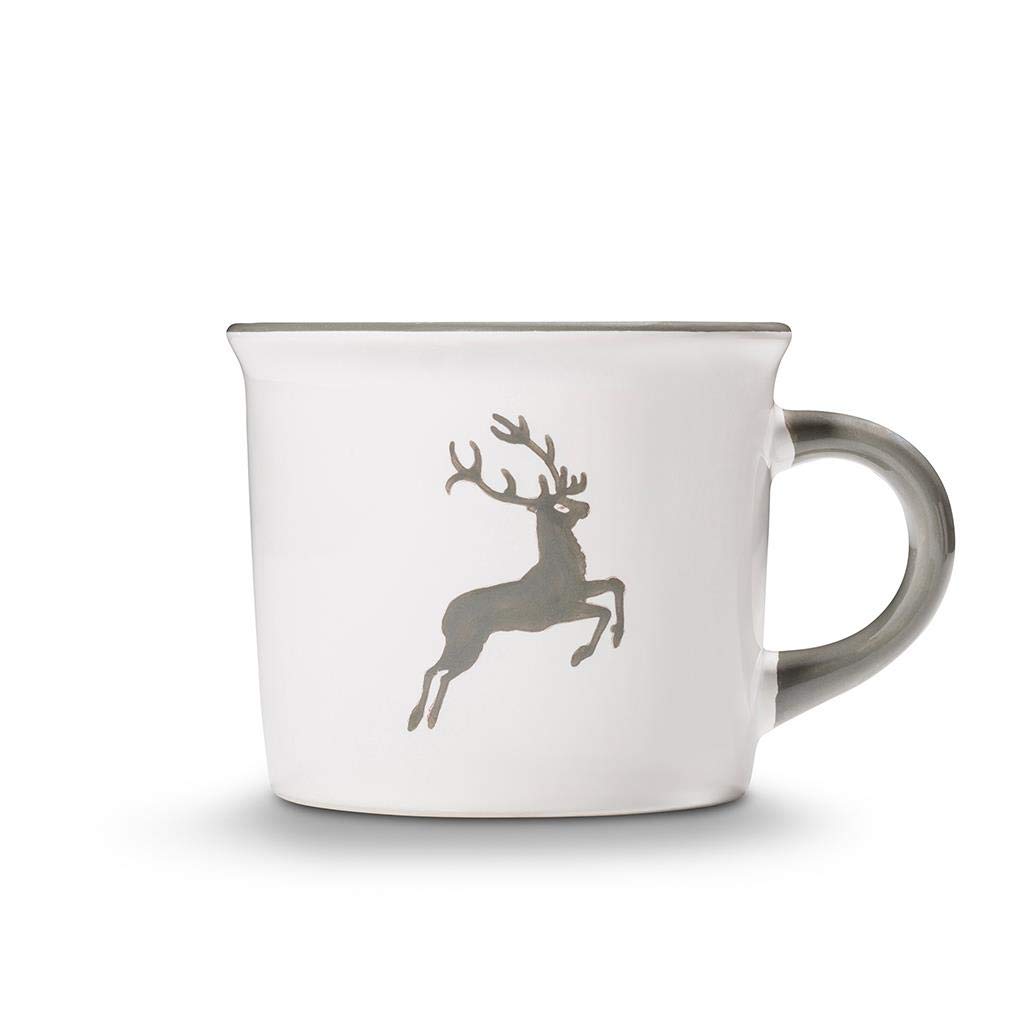 gmundner-keramik-kaffeeh-ferl-glatt-0-24-liter-grauer-hirsch image 3