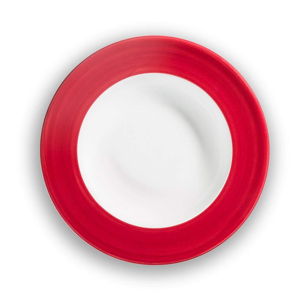gmundner-keramik-suppenteller-gourmet-24-cm-variation-bordeauxrot image 2