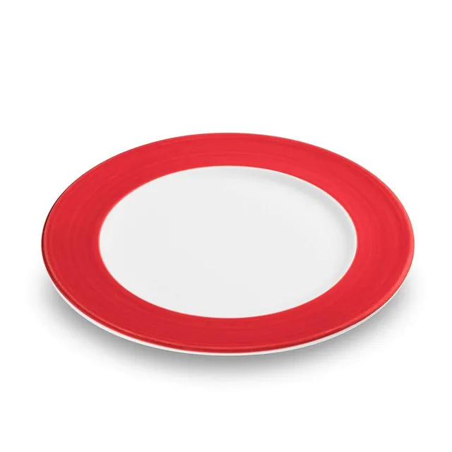 gmundner-keramik-dessertteller-gourmet-22-cm-variation-rubinrot image 1