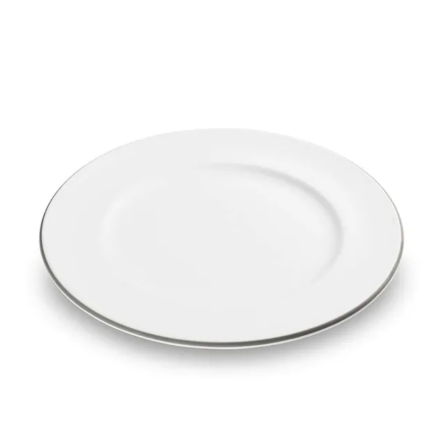 gmundner-keramik-speiseteller-gourmet-grauer-rand-27-cm image 1