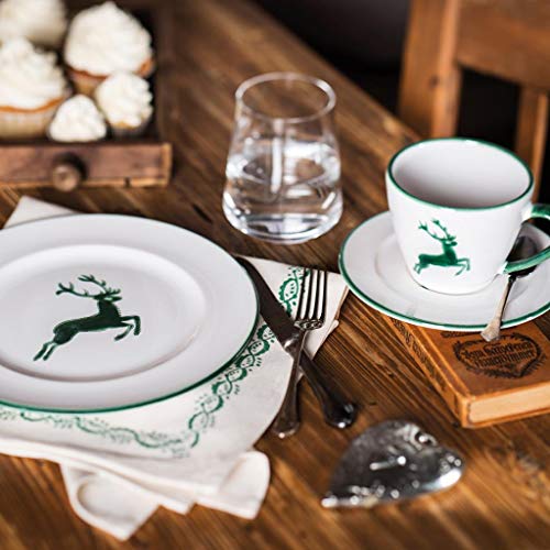 gmundner-keramik-geschirrset-breakfast-for-two-gourmet-gr-ner-hirsch-6-teilig image 6