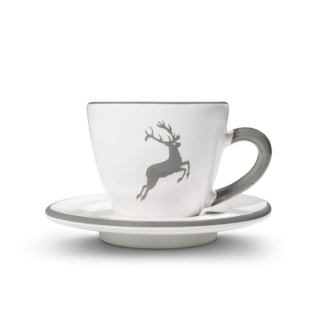 gmundner-keramik-grauer-hirsch-espresso-for-you-gourmet-geschirrset-tasse-untert image 3