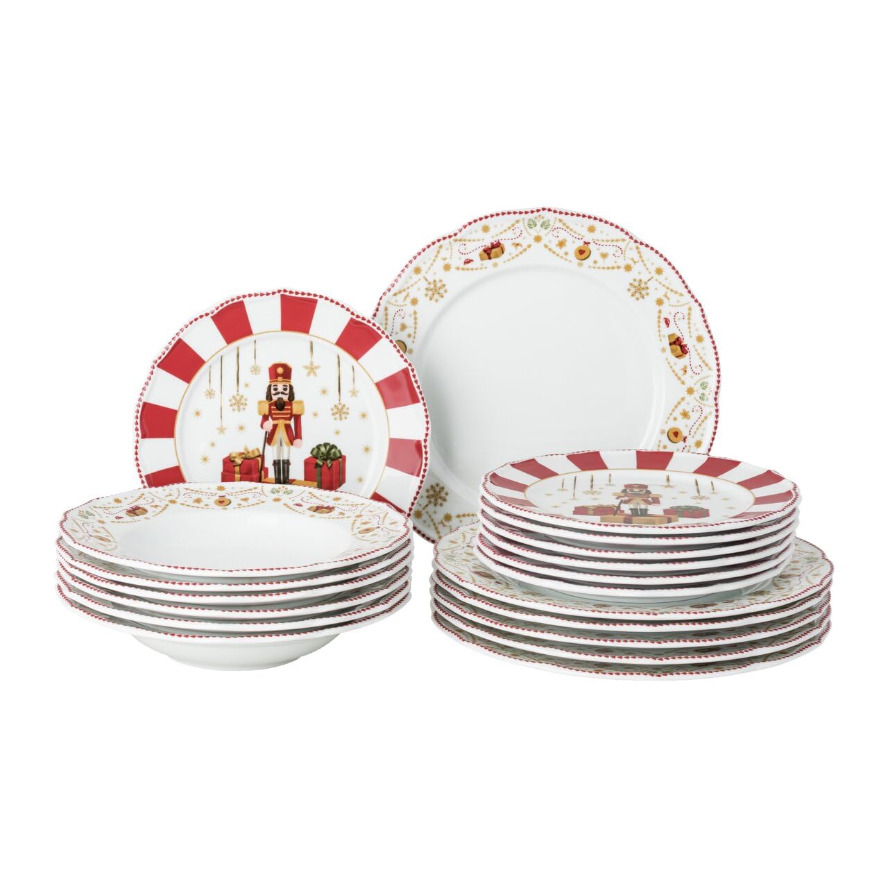 hutschenreuther-christmas-love-tellerset-18-teilig-porzellan-rot-f-r-6-personen image 2
