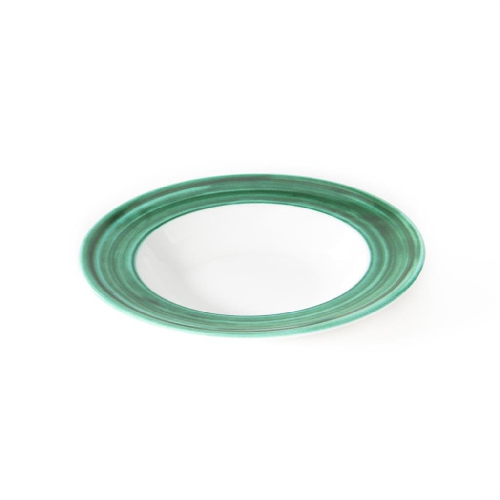 gmundner-keramik-gourmet-suppenteller-24-cm-variation-gr-n image 1