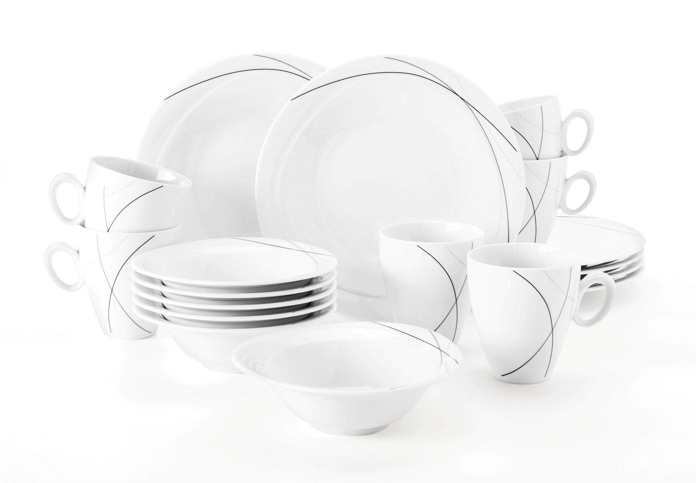seltmann-weiden-trio-highline-tafelservice-12-teilig-6-speise-6-suppenteller-wei image 7