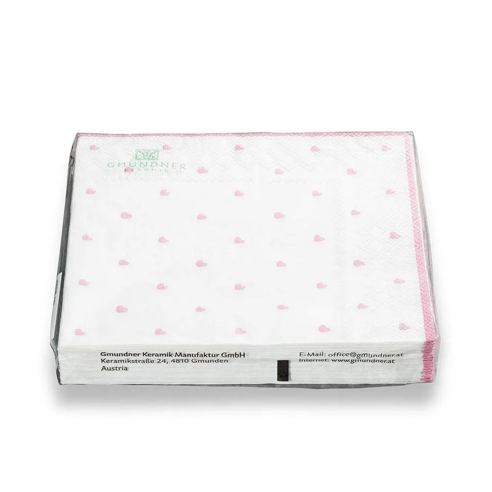 gmundner-keramik-herzerl-rosa-lunchservietten-3-lagig-20-st-ck image 1