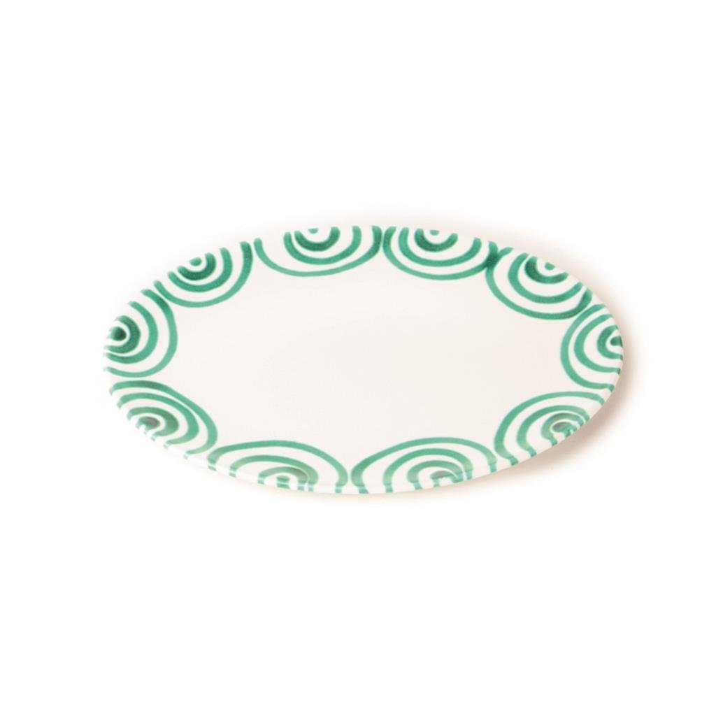 gmundner-keramik-manufaktur-platte-oval-gr-ngeflammt-33-x-26-cm-handgefertigt-in image 1