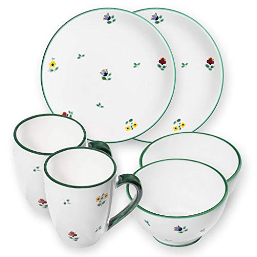 gmundner-keramik-h-ttenfr-hst-ck-cup-geschirrset-6-teilig-f-r-2-personen-streubl image 2