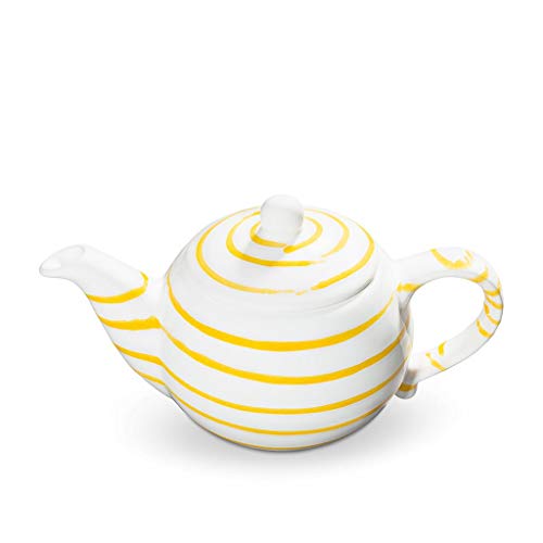 gmundner-keramik-teekanne-glatt-0-5-liter-gelbgeflammt image 4