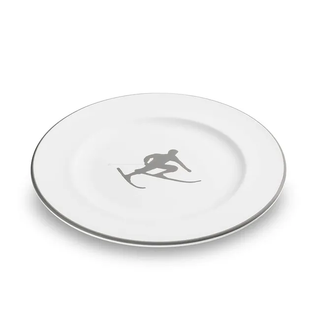 gmundner-keramik-dessertteller-gourmet-grauer-toni-22-cm-handgemacht image 1