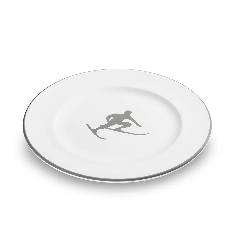 gmundner-keramik-dessertteller-gourmet-grauer-toni-22-cm-handgemacht image 1