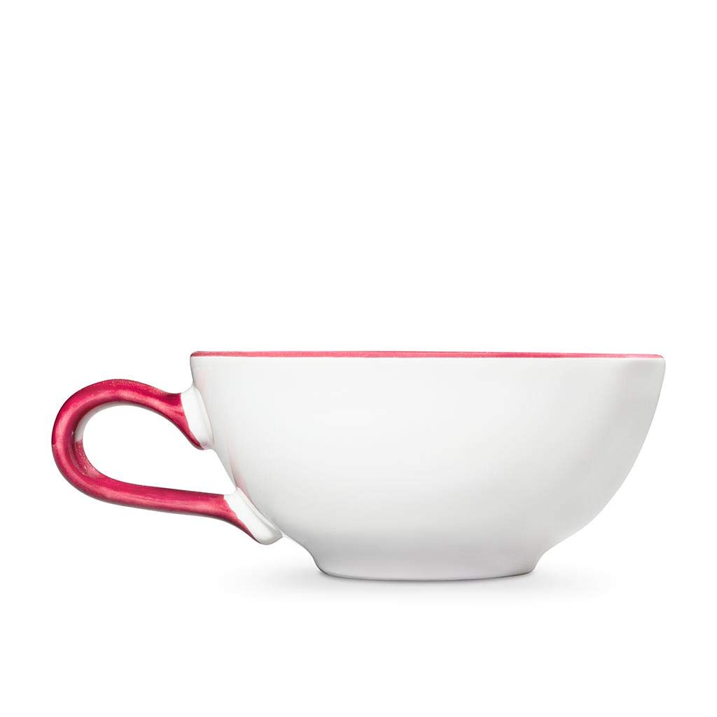 gmundner-keramik-teetasse-bordeauxroter-hirsch-170-ml-handgemachte-keramik-aus-s image 4
