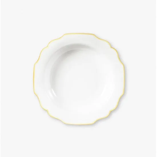 augarten-suppenteller-belvedere-mit-goldrand-21-cm-wiener-porzellan image 1