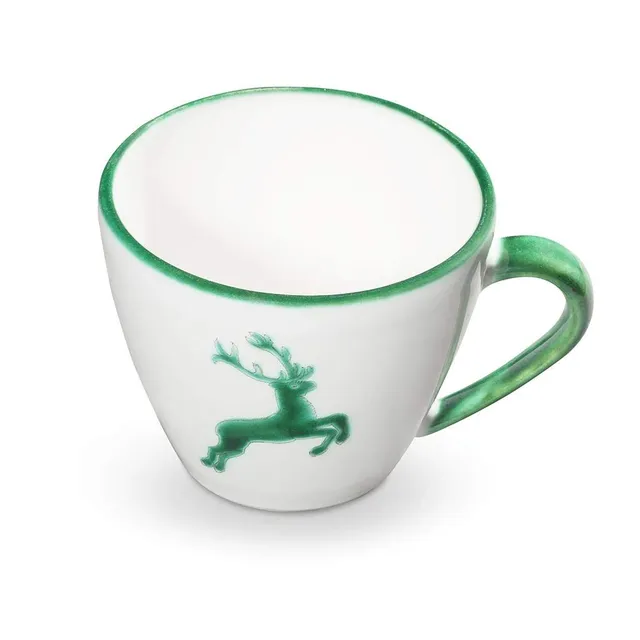 gmundner-keramik-cappuccino-tasse-gourmet-0-16-liter-gr-ner-hirsch-handgemacht-i image 1