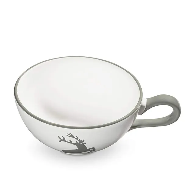 gmundner-keramik-teetasse-170-ml-grauer-hirsch image 1